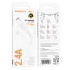 Borofone Kábel BX111 Feliz - USB - Micro USB - 2,4A 1 méter fehér - 4