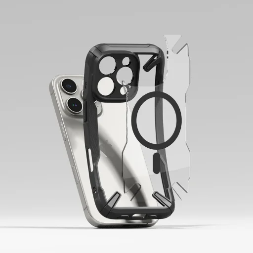 Ringke Fusion X Magnetic Magsafe Iphone 16 Pro Max Fekete Tok - 4