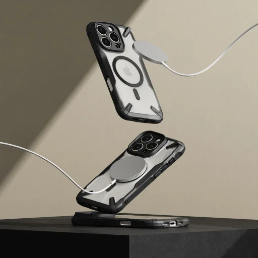 Ringke Fusion X Magnetic Magsafe Iphone 16 Pro Max Fekete Tok - 6