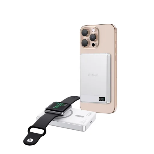 Tech-protect Pb33 Lifemag Magsafe Power Bank 5000mah Ezüst - 2