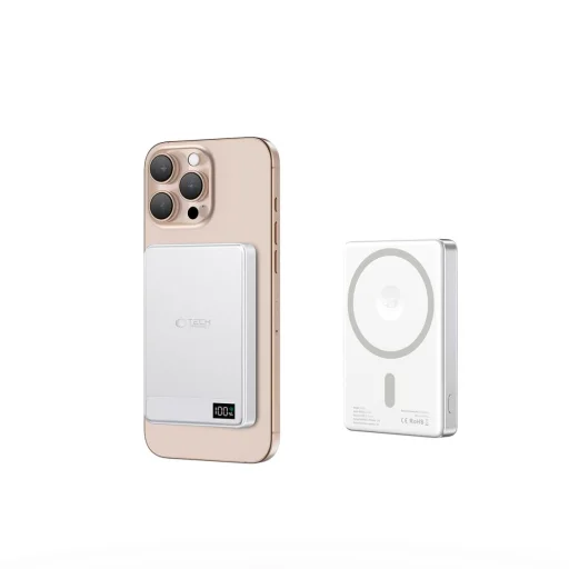 Tech-protect Pb33 Lifemag Magsafe Power Bank 5000mah Ezüst - 5