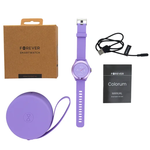 Smartwatch Forever Colorum CW-300 xLavender - 4