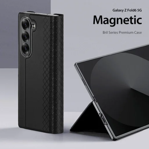 DUX DUCIS Bril tok tolltartóval SAMSUNG Z Fold6 5G fekete tok - 2