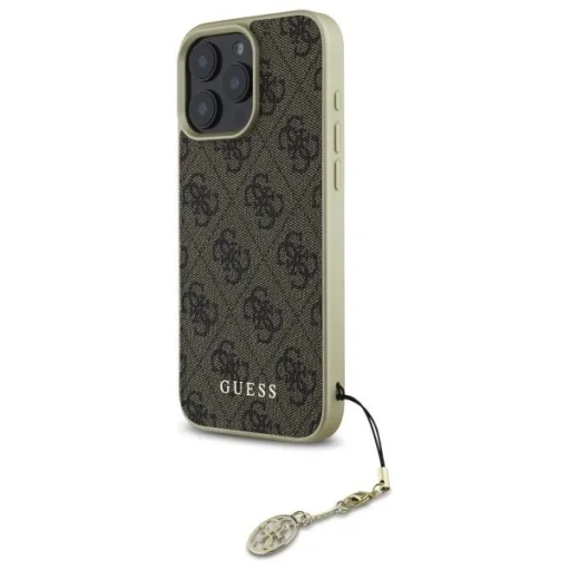  iPhone 16 Pro 6.3" Barna/Barna Guess GUHCP16LGF4GBR 4G Charms Collection tok - 2