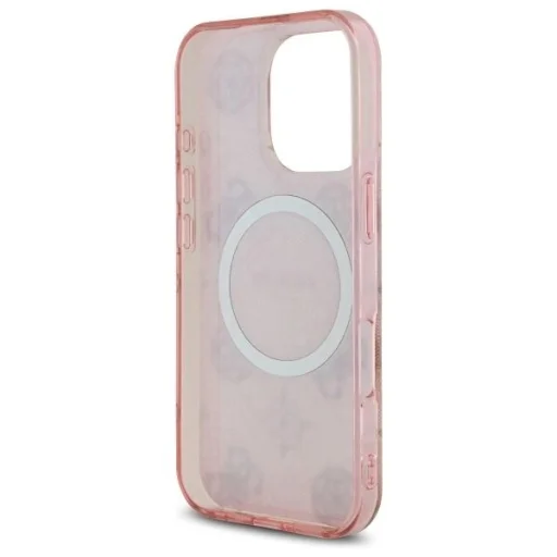  iPhone 16 Pro Max 6.9" pink/pink Guess GUHMP16XH4PYEEP hardcase IML Peony On 4G Background MagSafe tok - 7