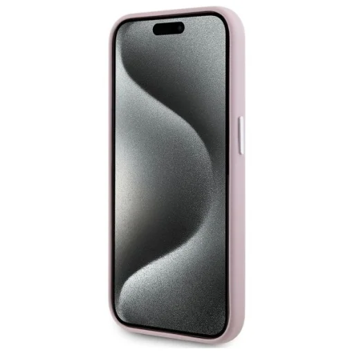  iPhone 15 Pro Max 6.7" pink Karl Lagerfeld KLHMP15XPGMSRPP hardcase FW Metal Plate MagSafe tok - 5