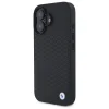  Apple iPhone 16 6.1" fekete/fekete BMW Sign Leather Diamond Metal Logo MagSafe keménytok BMHMP16S23RDDK thumbnail