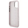  iPhone 16 6.1" pink/pink Guess GUHCP16SSMBSLP hardcase Silicone Script Metal Logo & Frame tok - 7