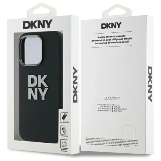  iPhone 16 Pro 6.3" fekete/fekete DKNY DKHCP16LSMCBSK tok - 8