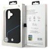  Apple iPhone 16 6.1" fekete/fekete BMW Sign Leather Textured And Line MagSafe bőrhatású tok BMHMP16S23RDCLK thumbnail