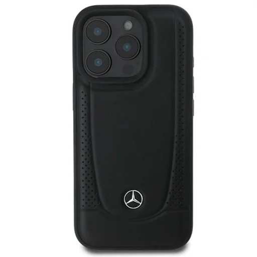 Mercedes Leather Urban iPhone 16 Pro tok - Fekete - 3