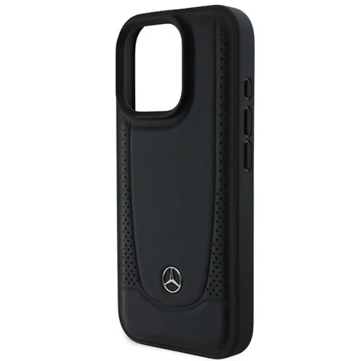 Mercedes Leather Urban iPhone 16 Pro tok - Fekete - 6