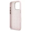  iPhone 16 Pro 6.3" pink/pink Guess GUHCP16LSMBSLP szilikon tok Script Metal Logo & Keret thumbnail