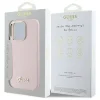  iPhone 16 Pro 6.3" pink/pink Guess GUHCP16LSMBSLP szilikon tok Script Metal Logo & Keret thumbnail