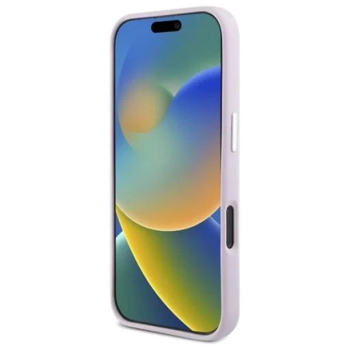  iPhone 16 Pro Max 6.9" Rózsaszín/Rózsaszín DKNY DKHMP16XSMCHLP Keménytok Liquid Silicone Small Metal Logo MagSafe tok - 5