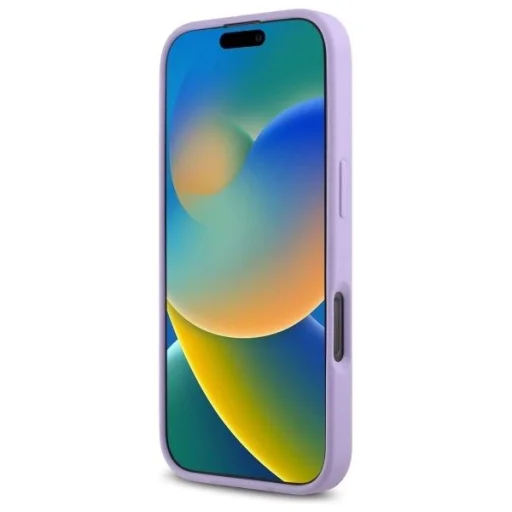  iPhone 16 Pro 6.3" lila/lila Guess GUHMP16LPSAHMCU keménytok Saffiano MagSafe tok - 5