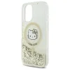 Hello Kitty HKHMP16SLGDIH iPhone 16 6.1" fehér arany kemény tok Liquid Glitter Fever MagSafe tok thumbnail