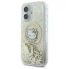 Hello Kitty HKHMP16SLGDIH iPhone 16 6.1" fehér arany kemény tok Liquid Glitter Fever MagSafe tok thumbnail