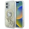 Hello Kitty HKHMP16SLGDIH iPhone 16 6.1" fehér arany kemény tok Liquid Glitter Fever MagSafe tok thumbnail