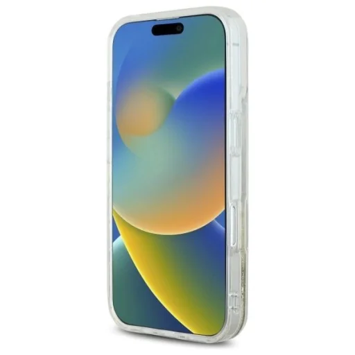 Hello Kitty HKHMP16SLGDIH iPhone 16 6.1" fehér arany kemény tok Liquid Glitter Fever MagSafe tok - 5