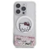 Hello Kitty HKHMP16XLSWKH iPhone 16 Pro Max 6.9" fehér/fehér kemény tok Liquid Glitter Sweet Kitty Bows MagSafe tok thumbnail