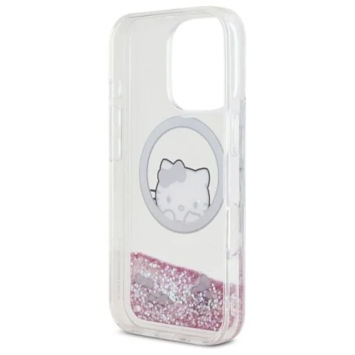 Hello Kitty HKHMP16XLSWKH iPhone 16 Pro Max 6.9" fehér/fehér kemény tok Liquid Glitter Sweet Kitty Bows MagSafe tok - 7