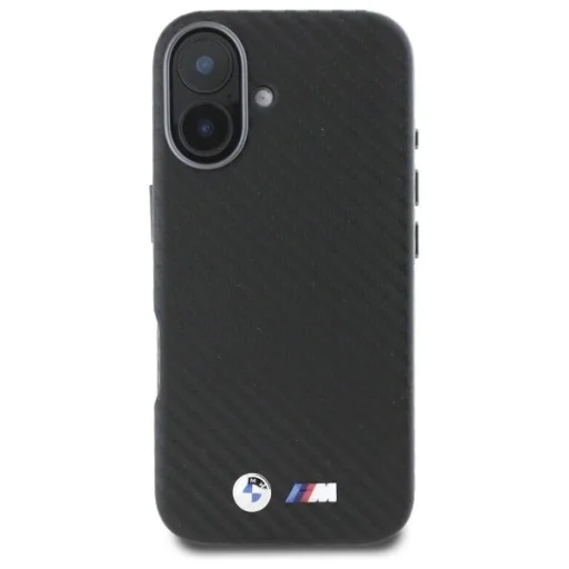  iPhone 16 6.1" fekete/fekete BMW BMHCP16S23PUFWC tok Carbon Wrapped Metal - 3