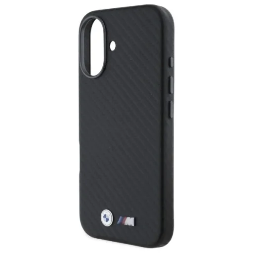  iPhone 16 6.1" fekete/fekete BMW BMHCP16S23PUFWC tok Carbon Wrapped Metal - 6