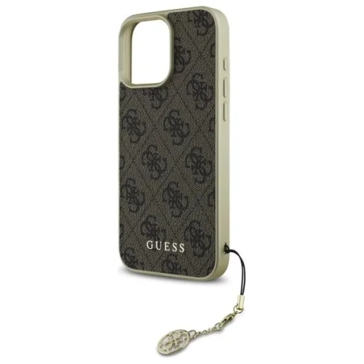  iPhone 16 Pro 6.3" Barna/Barna Guess GUHCP16LGF4GBR 4G Charms Collection tok - 6