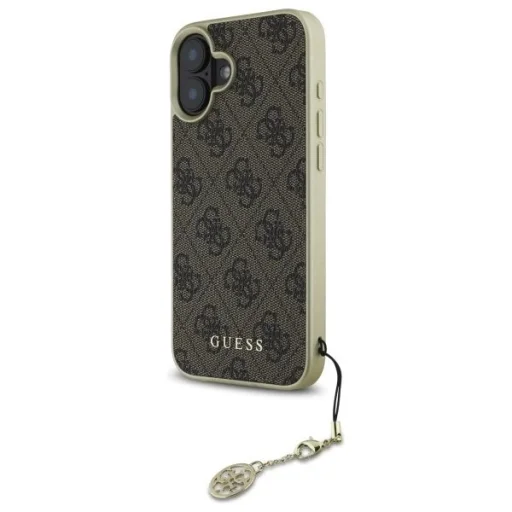  iPhone 16 Plus 6.7" Barna/Barna Guess GUHCP16MGF4GBR 4G Charms Collection tok - 2