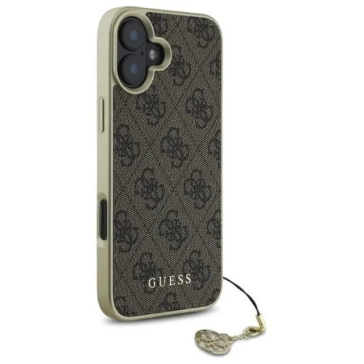  iPhone 16 Plus 6.7" Barna/Barna Guess GUHCP16MGF4GBR 4G Charms Collection tok - 4