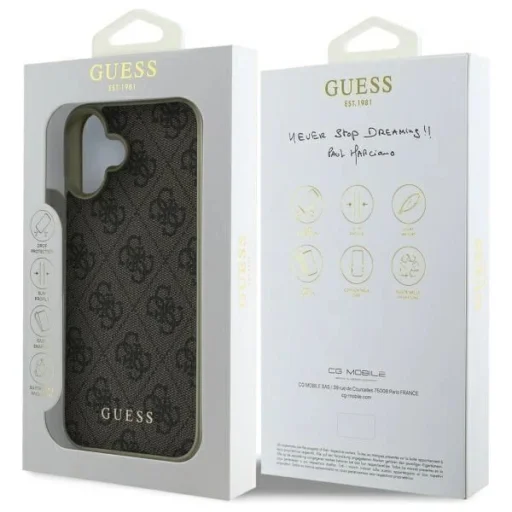  iPhone 16 Plus 6.7" Barna/Barna Guess GUHCP16MGF4GBR 4G Charms Collection tok - 8