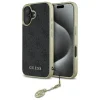  iPhone 16 6.1" fekete/fekete Guess GUHCP16SGF4GGR keménytok 4G Charms Collection tok thumbnail