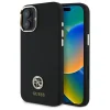  iPhone 16 6.1" Fekete/Fekete Guess GUHCP16SM4DGPK kemény tok Szilikon Logó Strassz 4G tok thumbnail