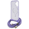  iPhone 16 6.1" lila/lila Crossbody Cord Script MagSafe Guess GUHMP16SHCTSGNSU keménytok thumbnail