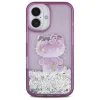 Hello Kitty HKHCP16SL50PPU iPhone 16 6.1" lila/lila keménytok Liquid Glitter 50. Évfordulós Parti tok thumbnail