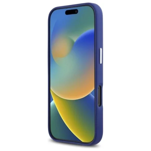  iPhone 16 Pro 6.3" kék/kék Karl Lagerfeld KLHMP16LPGMSRPB kemény tok FW Metal Plate MagSafe tok - 5