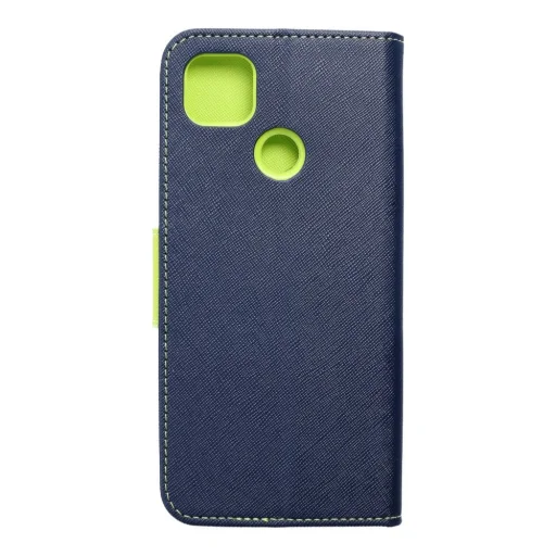 FANCY fliptok Xiaomi Redmi 9C sötétkék/lime tok - 7