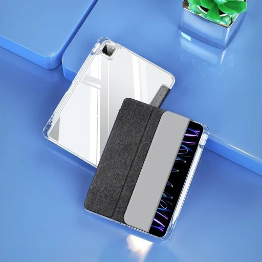 DUX DUCIS UNID hajtogatható tok ceruzatartóval iPad Pro 11 (2024) fekete tok - 14