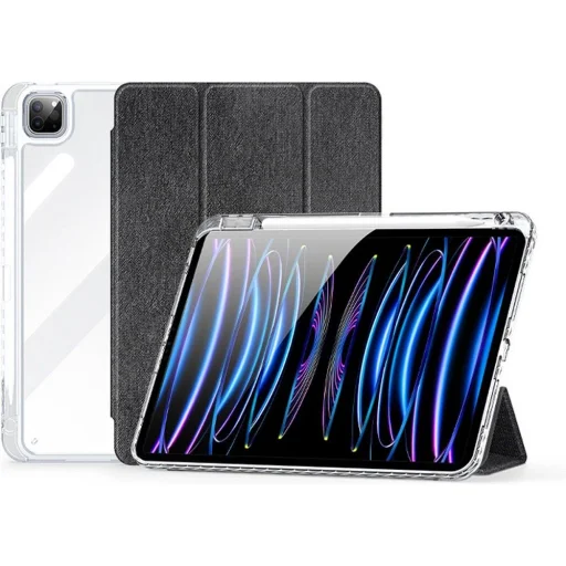 DUX DUCIS UNID hajtogatható tok ceruzatartóval iPad Pro 11 (2024) fekete tok - 6