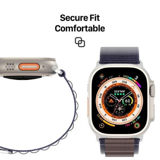 DUX DUCIS GS nylon szíj Apple Watch 42 / 44 / 45 / 49 mm indigo - 6