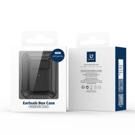 DUX DUCIS PECO - páncél típusú védőtok AirPods Pro 2 fekete tok - 8