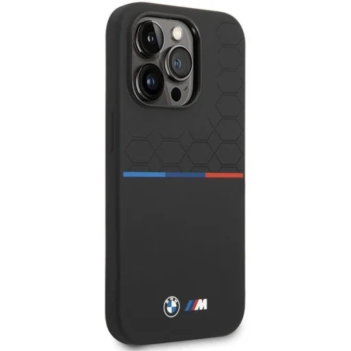  iPhone 15 Pro Fekete BMW Szilikon Mintázat tok - 4