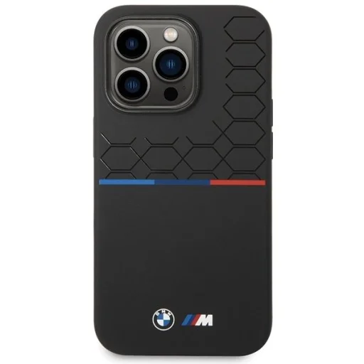  iPhone 15 Pro Fekete BMW Szilikon Mintázat tok - 3