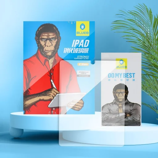 5D Mr. Monkey Glass - iPad Pro 10.5 átlátszó (Strong HD) üvegfólia - 4