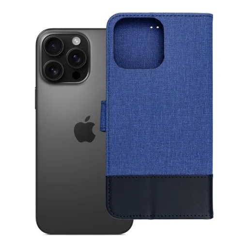 GOMMA fliptok IPHONE 16 Pro Max kék tok - 9