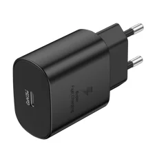Foneng EU51 USB-C 25W hálózati töltő + USB-C - USB-C kábel (fekete)