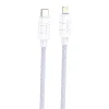 Foneng XS02 PD27W Lightning USB kábel, 1,2m (lila) thumbnail