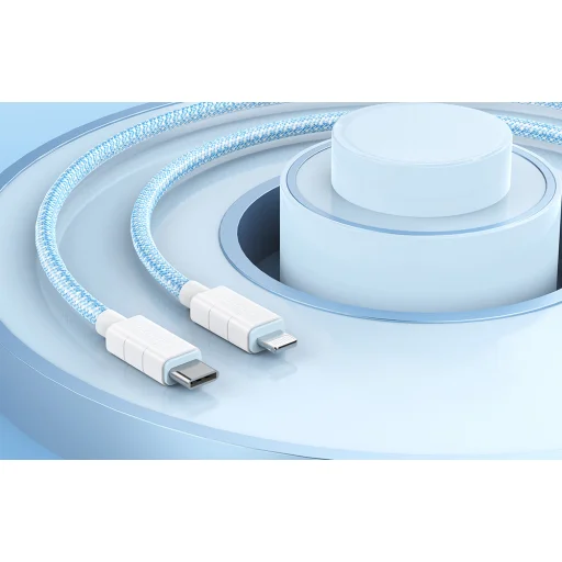 Foneng XS02 PD27W USB-C - Lightning kábel, 1,2m (kék) - 3