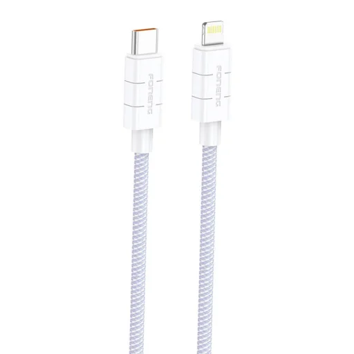 Foneng XS02 PD27W Lightning USB kábel, 1,2m (lila) - 1